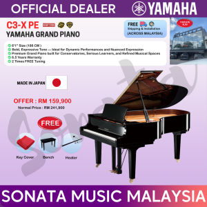 YAMAHA MUSIC ORIGINAL QUALITY C3-X PE JAPAN MADE GRAND ACOUSTIC PIANO FOR STUDENT HOME DECO PRACTICE