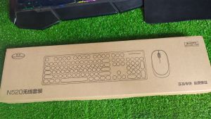 Bàn phím + chuột ko dây màu hồng N520