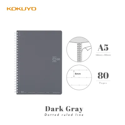 Kokuyo Soft Ring Notebook Colorful A5 80 Sheets