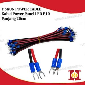 Kabel Power Panel Module Modul LED P10 Running Text DIP Sekun Y 20CM - 5pcs