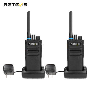 Retevis P1 10W DMR Two Way Radio Long Range Radio Built-in 2500mAh Battery Recording VOX  for Commercial Industrial Factory