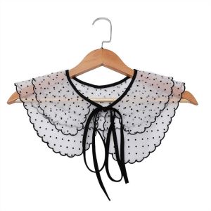 GIORGIONE STORE Lace Detachable Girl Hollow Applique Shawl Lace Neckline Clothing Decoration Apparel Sewing Fake Collar