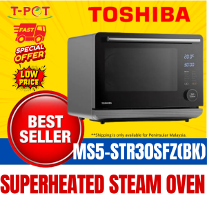 TOSHIBA 30L 1800W Superheated Steam Oven MS5-STR30SFZ(BK) (B)