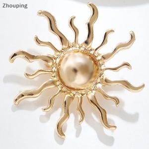 【ZP】Cute เข็มกลัดแฟชั่นรูปดอกทานตะวันมีลักษณะเฉพาะตัวสำหรับผู้หญิงเครื่องประดับสำหรับงานปาร์ตี้