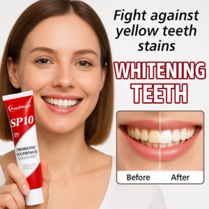 [Fresh breath] P10 probiotics fast-acting whitening toothpaste Fresh breath toothpaste Cleaning teeth and mouth ⚡ Whitening and stain removal Odor removal Toothpaste for removing tartar 去渍牙膏