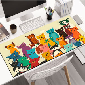 Lovely Little Cat Large Mouse Pad computer mat Desk Mat keyboard mat Office Gaming Table Mat