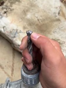 Hammer Drill Bit Cross Extended Impact Drill Concrete Wall Penetration Round Handle Square Handle Hammer Head Wall Penetration Turning Head Four Pit Drill
