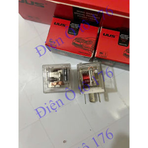 COMBO 5 rơ le xi nhan 3 chân vỏ đỏ rơ le 3 chân UUS. Điện 12v và 24v