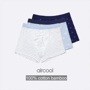 Quần lót bé trai chất cotton organic dạng đùi - Mỏ Neo Trái Banh Trái Bóng AIRCOOL (Set 3 quần) Chip đùi aircool bé trai Quần lót Aircool bé trai Quần lót bé trai Aircool