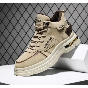 Giày Nam cổ cao Martin Da PU cao cấp Mẫu mới Hot Trend 2023 GH20 - Móc sắt cài - 2Seven