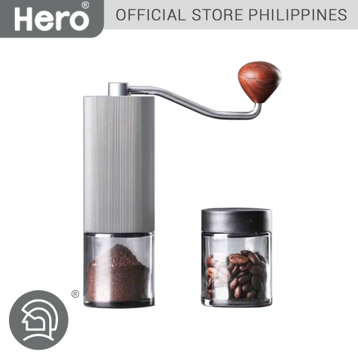 Hero S02 Coffee Bean Hand Grinder Stainless Steel Conical Burr