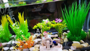 Artificial Water Grass Ornaments DIY Silicone Fish Tank Artificial Aquarium Simulation for Reptiles Shelter