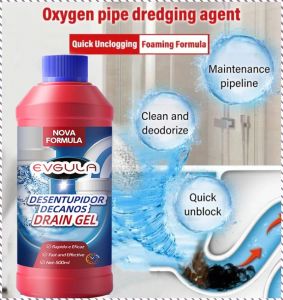 ตัวแทนขุดลอกท่อ เวลาและแรง ผ่านท่อระบายน้ำ ดับกลิ่น การทําความสะอาดที่มีประสิทธิภาพ