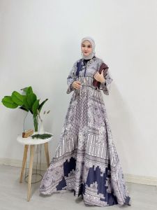 Jhoin Fashion - Gamis Bahan Silk Premium Kekinian