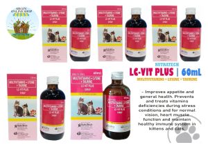 LC-VIT Plus Syrup Available in 60ml and 120ml  (Multivitamins + Lysine + Taurine)