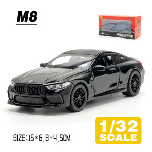 LEO 1:32 BMW M8 Metal Diecast Alloy Toy Car Model Trucks For Kids Toys Vehicles Hobbies Collection