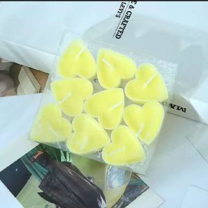 TEALIGHT HEARTSHAPE 9PCS CANDLE CANDLE FOR WEDDING VALENTINES CANDLE UNSCENTED
