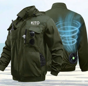 Áo điều hòa KITO chính hãng Nhật Bản QUẠT 22V Mới Nhất 2026 công nghệ chống chai pin hiện đại nhất