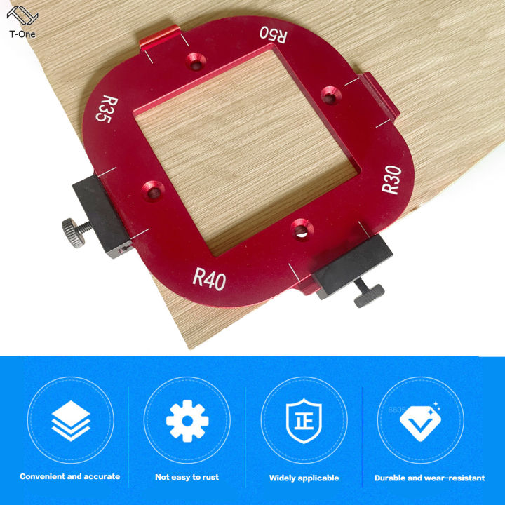 T-One Corner Radius Routing Templates Routing Rounded Corners Router ...