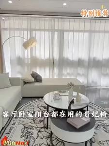 Living Room Fabric Leather Sofa Sponge Latex Small-Sized Home Comfortable Bedroom  Lounge Chair Lazy Sofa