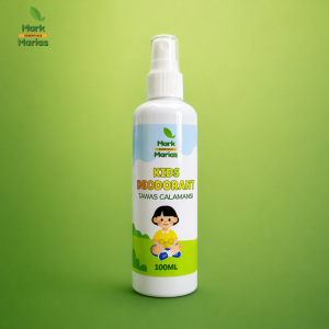 Mark and Marias Kids Deodorant Tawas Calamansi 100ml & 50ml | Gentle Kids Deodorant for Daily Freshness | Helps Control Body Odor Sweat & Unpleasant Smell | Calamansi Fresh Scent | Natural Skin Care for Active Boys & Girls | Daily Use | Gentle Odor Care