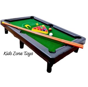 Mainan Billiard Board Portable Meja Billiard 47cm Deluxe Snooker Pool Table Set Bola Sodok