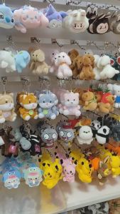 Trendy Elephant Plush Keychain for Women Cute Bag Pendant Stuffed Doll Baby Elephant Toy Bag Pendant Doll for kids 大象钥匙扣