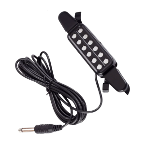 12 lỗ Mobin đàn guitar từ đầu dò âm thanh Bộ chuyển đổi tín hiệu gắn lỗ thoát âm Đàn Ghi-ta với khối lượng Bộ hiệu chỉnh âm tần bộ phận Đàn ghi ta