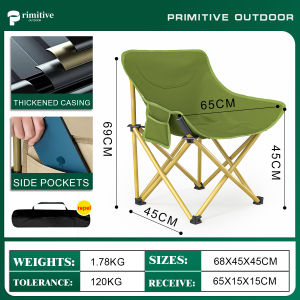 Customizable Color Outdoor Folding Table & Moon Chair Set - Ideal for Camping Picnics Tailgating