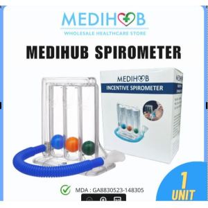[ ] MEDIHUB Breathing exerciser Respiratory Incentive spirometer lung trainer 呼吸训