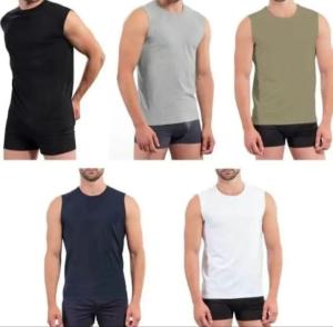 Paket 4 Pcs Kaos Dalam Pria Singlet Pria Yukensi Pria Pakaian Dalam Pria Tanktop Pria Baju Singlet Pria Kaos Singlet Kaos Dalam Lekbong Pria T-Shirt