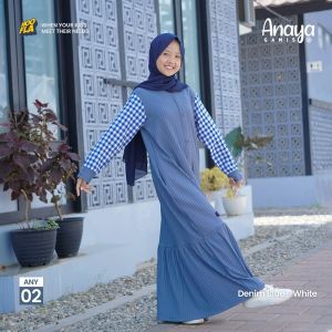 HOOFLA - ANAYA - Gamis Anak Perempuan Muslimah