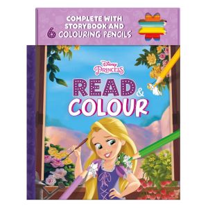 Marvel Read & Colour Hardcover Storybook With 6 Colouring Pencils For Children Ages 4-8