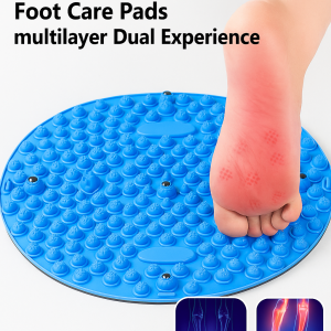 Acupressure Foot Massage Mat EVA Reflexology Pad for Pain Relief Portable & Foldable Lightweight Cushion for Home/Office Use
