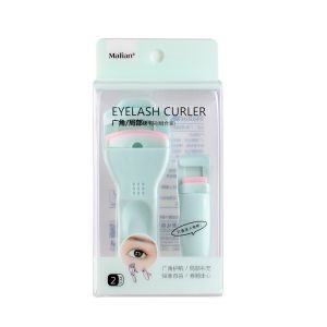 Eyelash Curler Combo Set with Mini Lash Curler & Refill Pad | Portable Eyelash Curler Tool | Professional Lash Curler for Natural Long-Lasting Curl