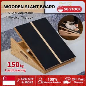 5 Gears Adjustable Incline Board Calf Ankle Stretcher Stretch Board Professional Wooden Slant Board