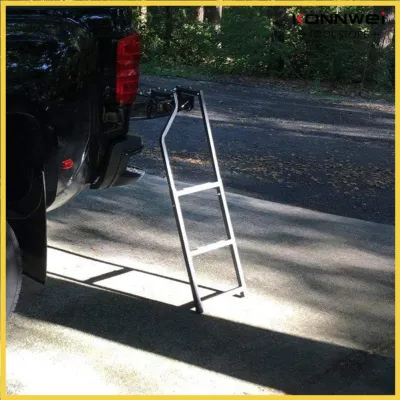 Konnwei บันไดรถกระบะ Universal Tailgate Ladder ป้องกันสนิมเหล็กสำหรับรถกระบะ