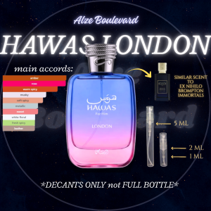 Hawas London 1ml / 2ml /5ml Perfume Decant Middle Eastern Perfume