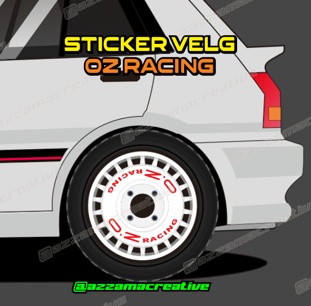 Sticker Velg Mobil OZ Racing Lazada Lazada Indonesia