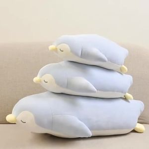 Large Penguin Pillow Doll Soft Plush Toy for Girls Bedtime Snuggle Toy Stuffed Animal Cuddly Cushion PP Cotton Filling Niu Nius department store