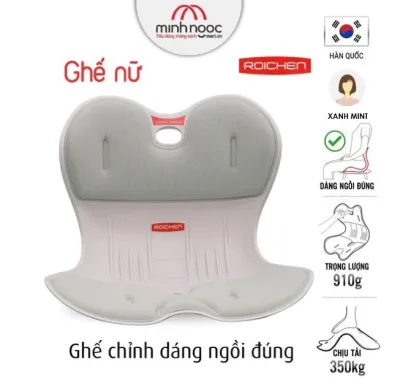 Giao hoả tốc 2h_ Ghế chỉnh dáng ngồi đúng dành cho Nữ Nam Trẻ em - Roichen Hàn Quốc (Made in Korea). Hàng chính hãng