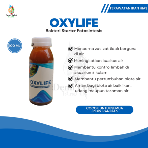 OXYLIFE 100ml Bakteri Starter Fotosintesis penjernih air Aquarium & Kolam