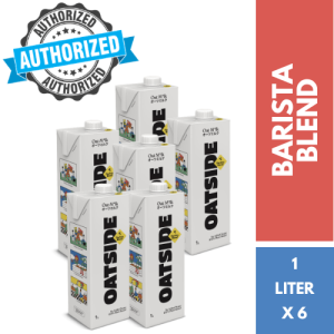Oatside Barista Blend Oat Milk 1L x6 Case - Bulk Plant-Based Coffee Milk Restock
