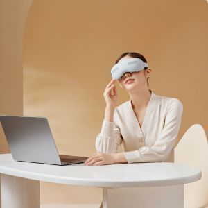 Breo See K Pro Smart Eye Massager Human-Like Hand Spa 4 Modes Warm & Cool Compress High-Frequency Vibration Hands-Free Music Piayist