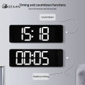 ⚡ ️ Domestic Shipping ⚡16 Inch Digital Wall Clock Large Alarm Clock Remote Control,Led Numbers Clock,Wall Hanging,16 Inch Large Alarm Clock Remote Control,Date,Week,Temperature,Dual Alarm Clock,Led Digital Clock Ready To Ship. 