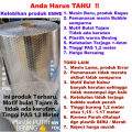 ( PER METER ) ALUMUNIUM FOIL BUBBLE 1 m x 1,2 m PEREDAM PANAS ATAP RUMAH double side Aluminium buble. 