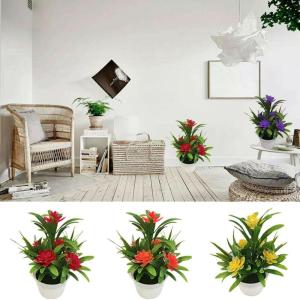 UMBRAULI 1 pcs Little Fresh Lifelike Tabletop Household with Pot Simulated Potted Flower Artificial Flower Home Decor Potted Ornaments