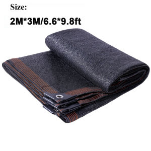 Black Sunshade Net Shade Cloth Balcony Fence Privacy Screen Cover Sun Shade Net Greenhouse Plants Sunshade Sail Tent Roof Sunblock