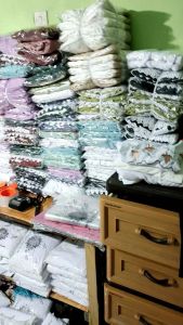 Al Arofah Mukena Terusan Dewasa Sabrina Mutiara Mukena Lajuran Langsungan Rukuh Bordir Dewasa Mukena Santri