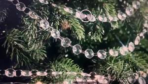 xpkQ 3 Layer Christmas Decorations Transparent Snow Icicle Hanging Ornaments Scene Setup Acrylic Crystals Rhinestone Beads Pendant R3K9L